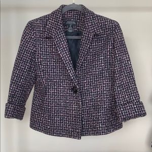 Jones New York tweed blazer